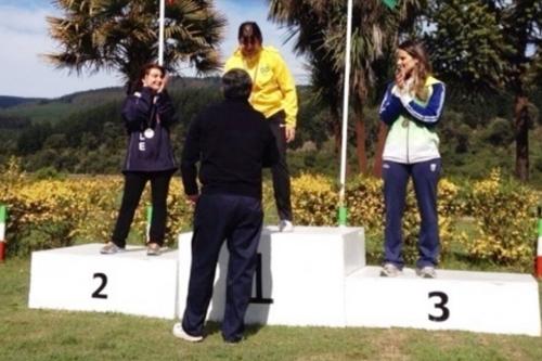 Janice Teixeira superou adversárias na prova de fosse olímpica, no Chile / Foto: Divulgação